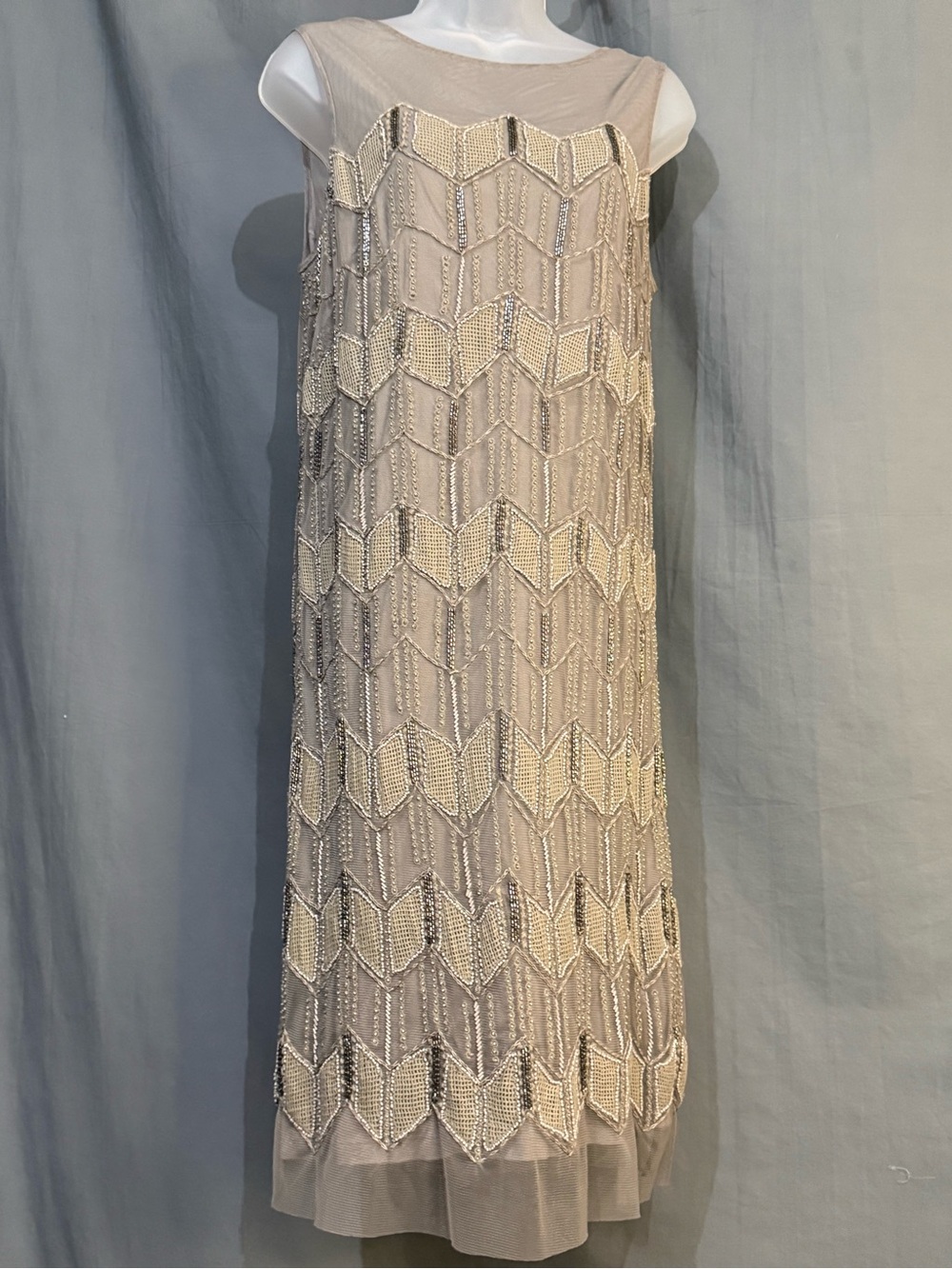 Sundance Beaded Sleeveless Dress Size 10 EUC
